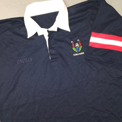 Cork 2001 / 02 GAA Polo Shirt O'Neills (L)   [Excellent]