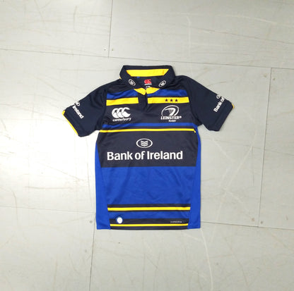 Leinster Rugby  Short Sleeve  Home  Jersey  2016 / 17  Canterbury     Kids       Bank of Ireland  Dublin  SHIRTS V SKINS   