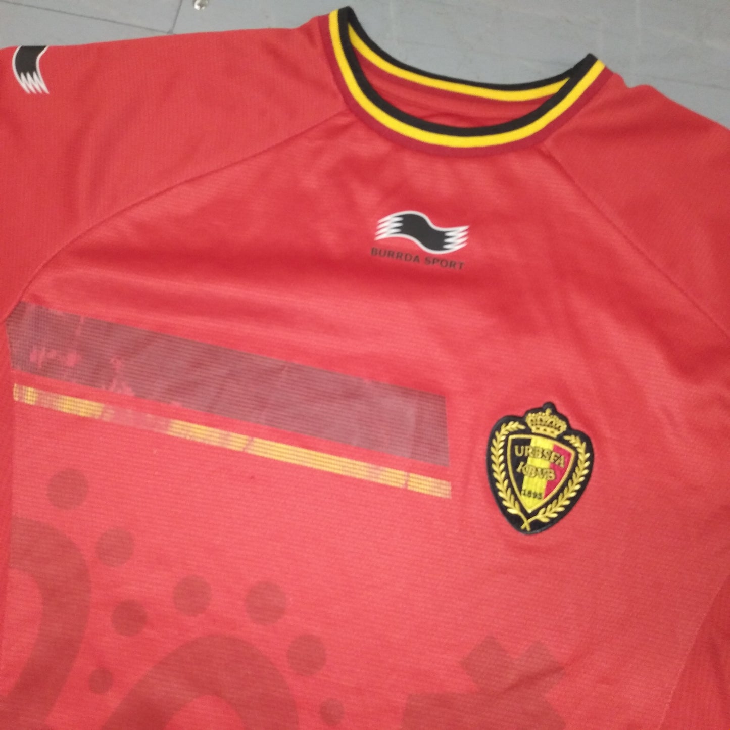 Belgium 2014 / 15 Football Jersey Burrda Sport (XL)   [Very Good]