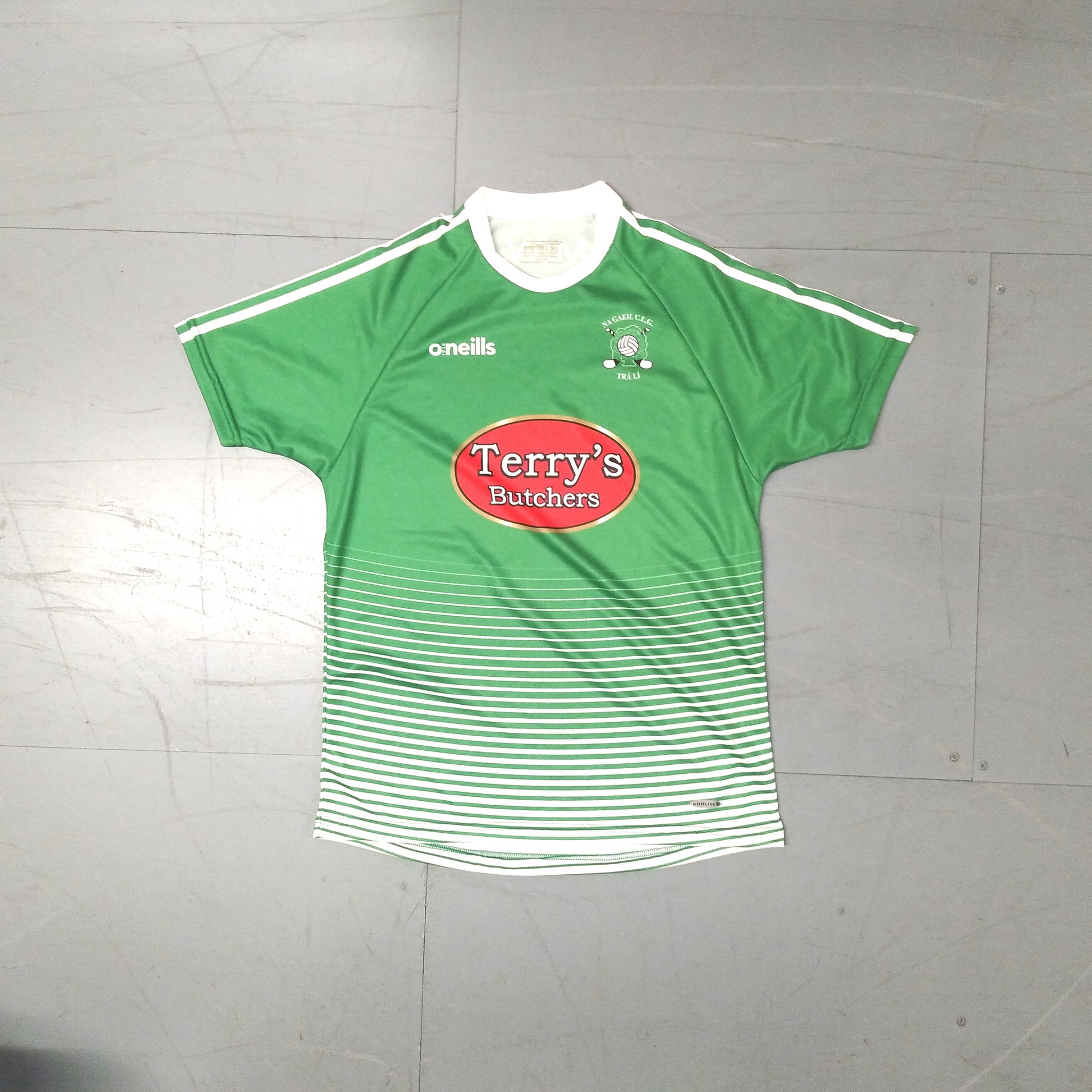 Player issue Na Gaeil Tralee tight fit gaa jersey shirt oneills Kerry Vintage 2017 2018
