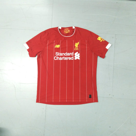 Liverpool jersey shirt new balance standard chartered red 2019 2020
