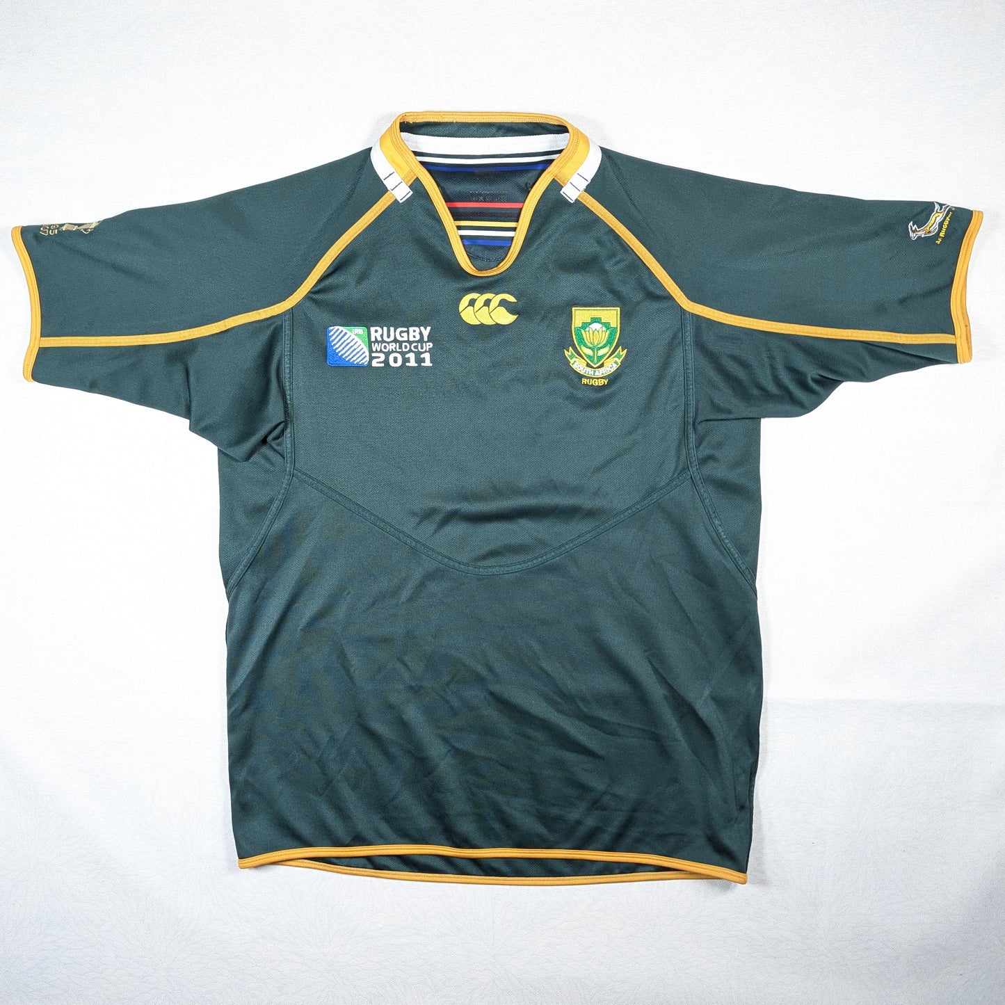 south africa jersey 2011 sponsorless canterbury world cup  svs3494