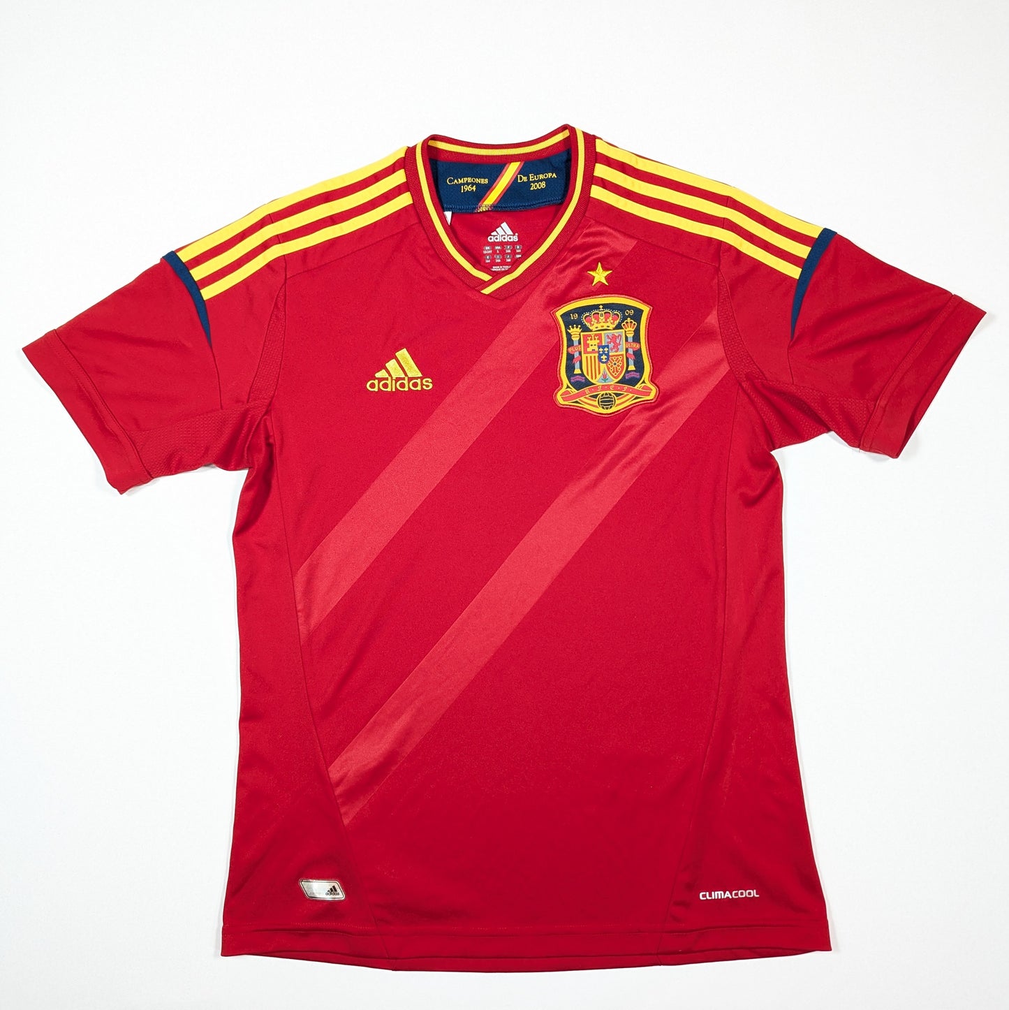 spain jersey 2011 sponsorless adidas  x16681 svs3408