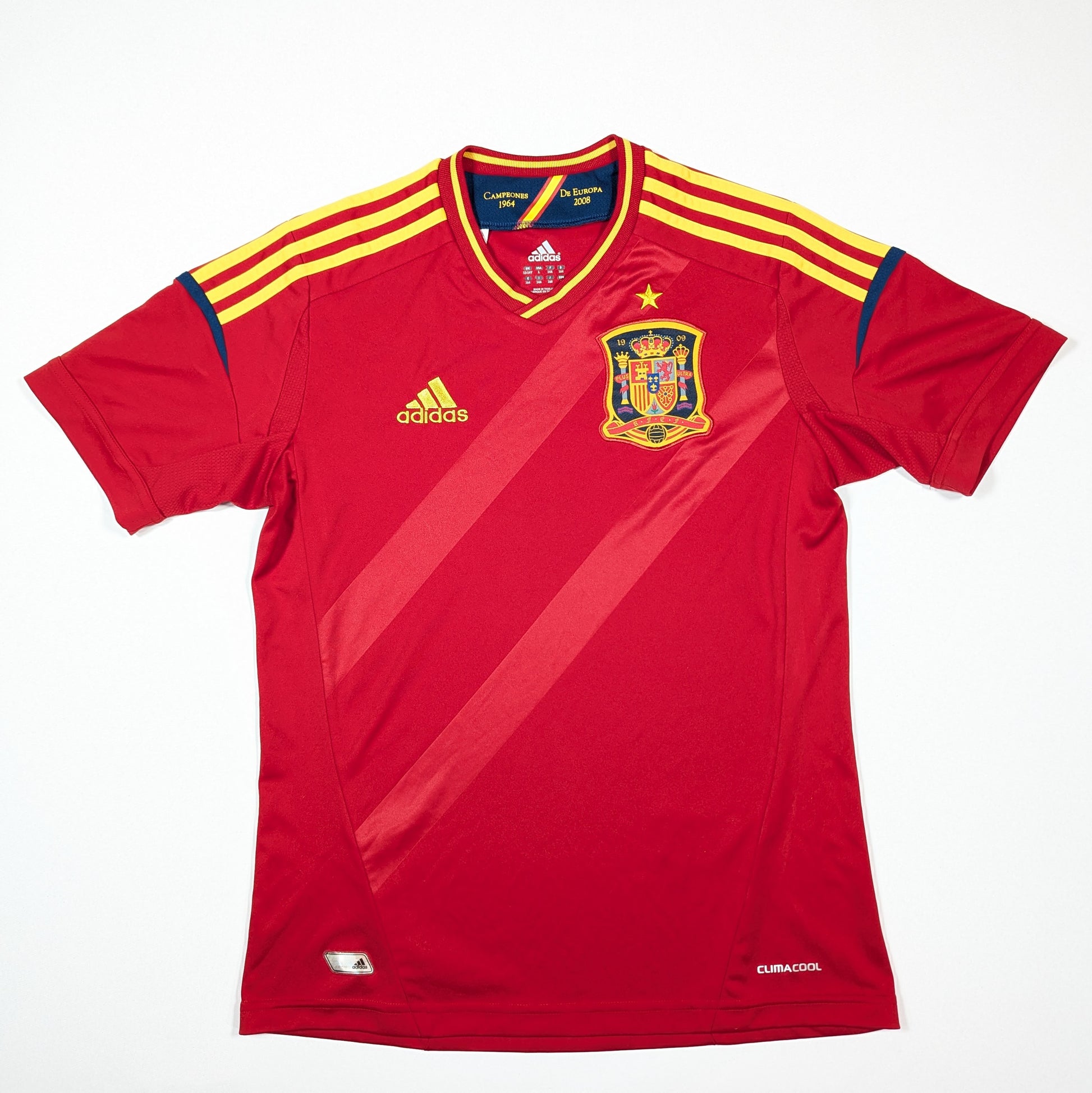 spain jersey 2011 sponsorless adidas  x16681 svs3408