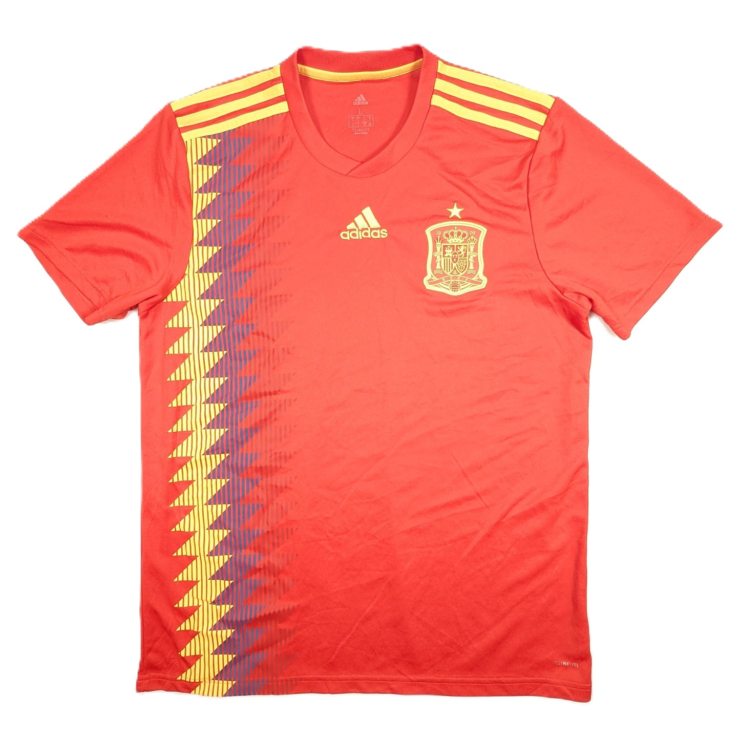 spain jersey 2018 sponsorless adidas  cx5356 svs4032