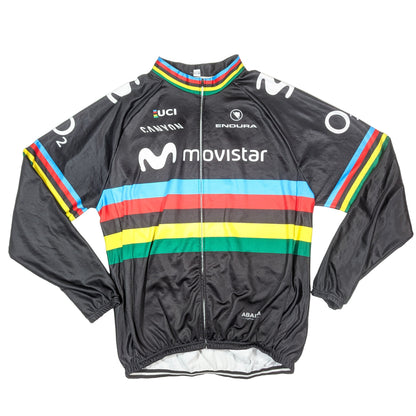 uci world champion jacket 2010s movistar uci   svs3351
