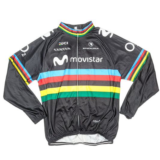 uci world champion jacket 2010s movistar uci   svs3351