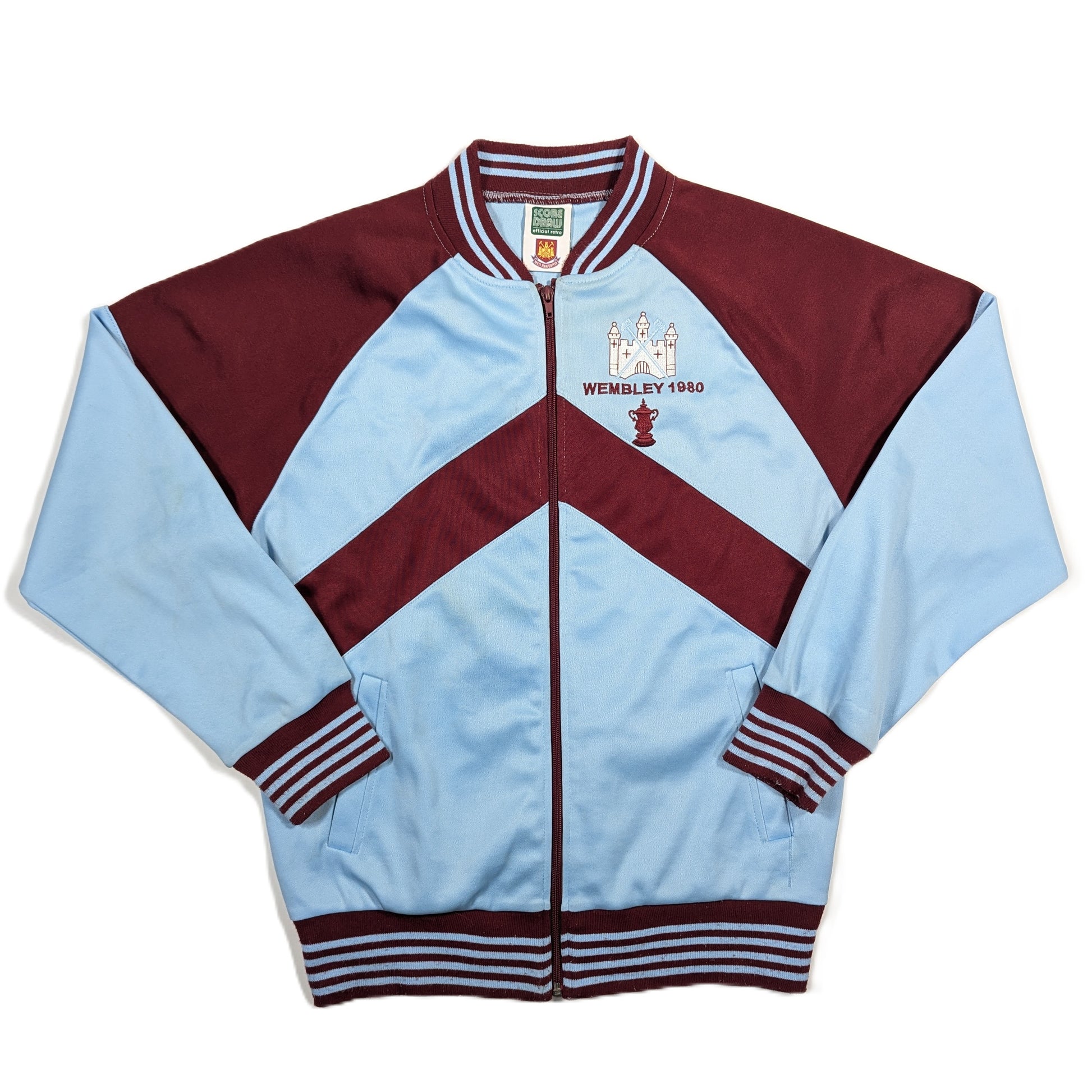 west ham jacket retro  score draw wembley 1980  svs4340