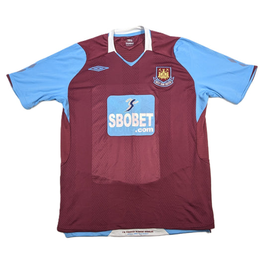 west ham united jersey 2008 sbo bet umbro   svs3753