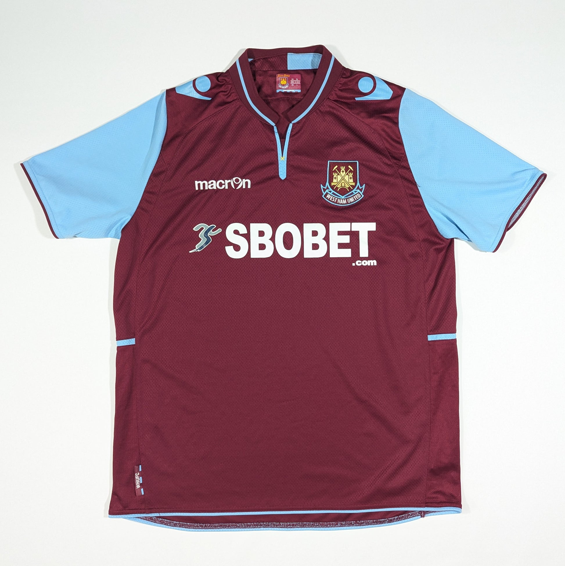 west ham united jersey 2011 sbo bet macron  n/a svs2772